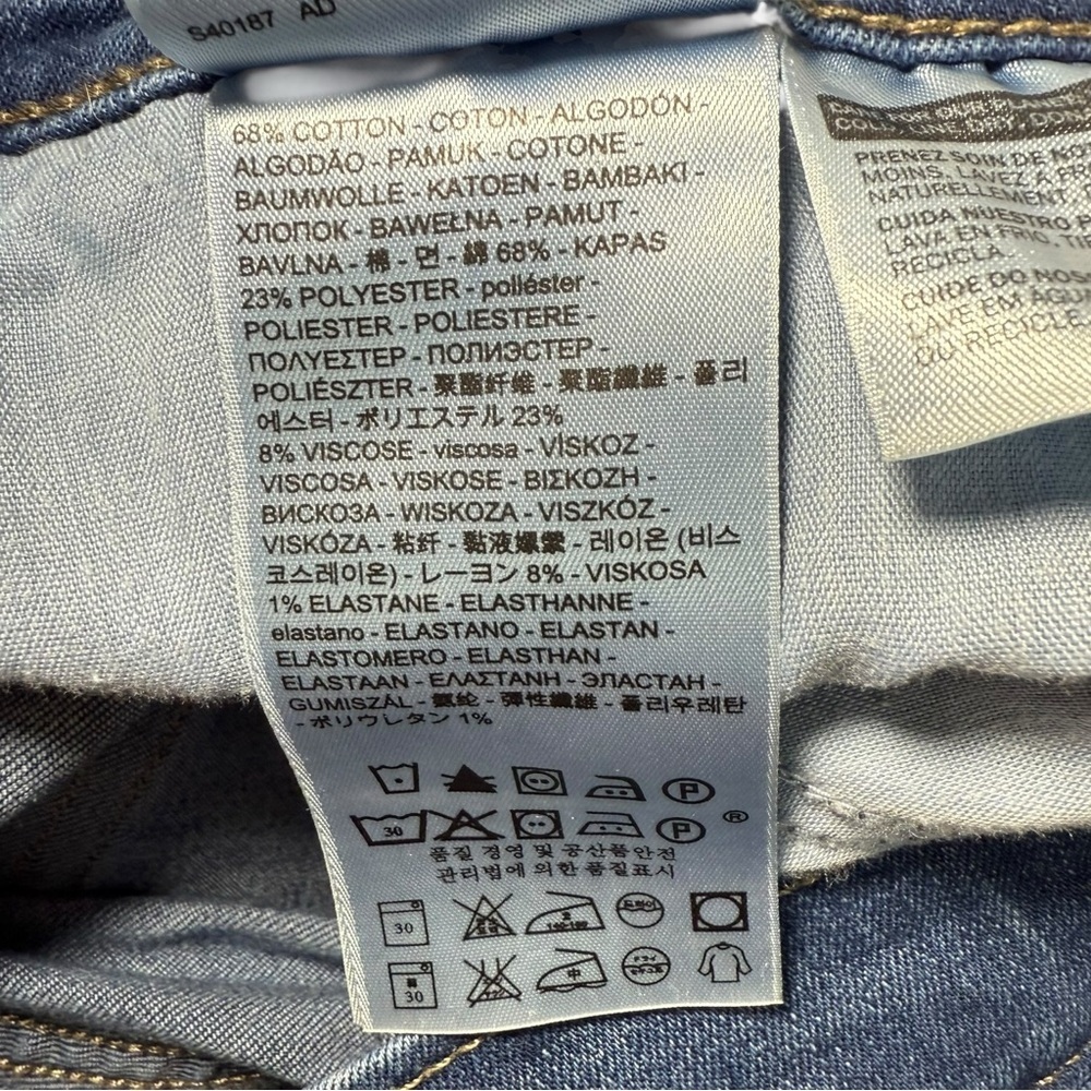Levi’s Women’s Cropped Jeans Medium Wash Size 28 - Picture 4 of 5